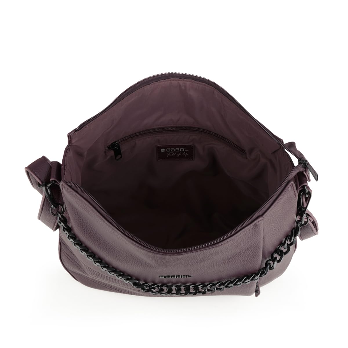 gabol-olivia-bolso-bandolera-de-piel-sint-tica-burdeos-libre-de-pvc-33x24x9-cm image 4