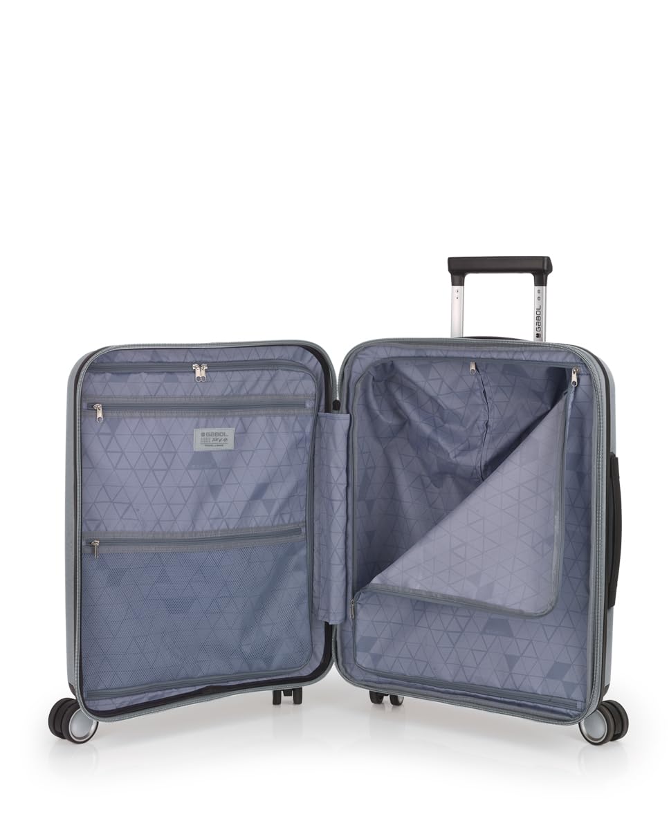 gabol-maleta-cabina-r-gida-expandible-brooklyn-55x40x22-25-cm-plata-equipaje-de- image 4