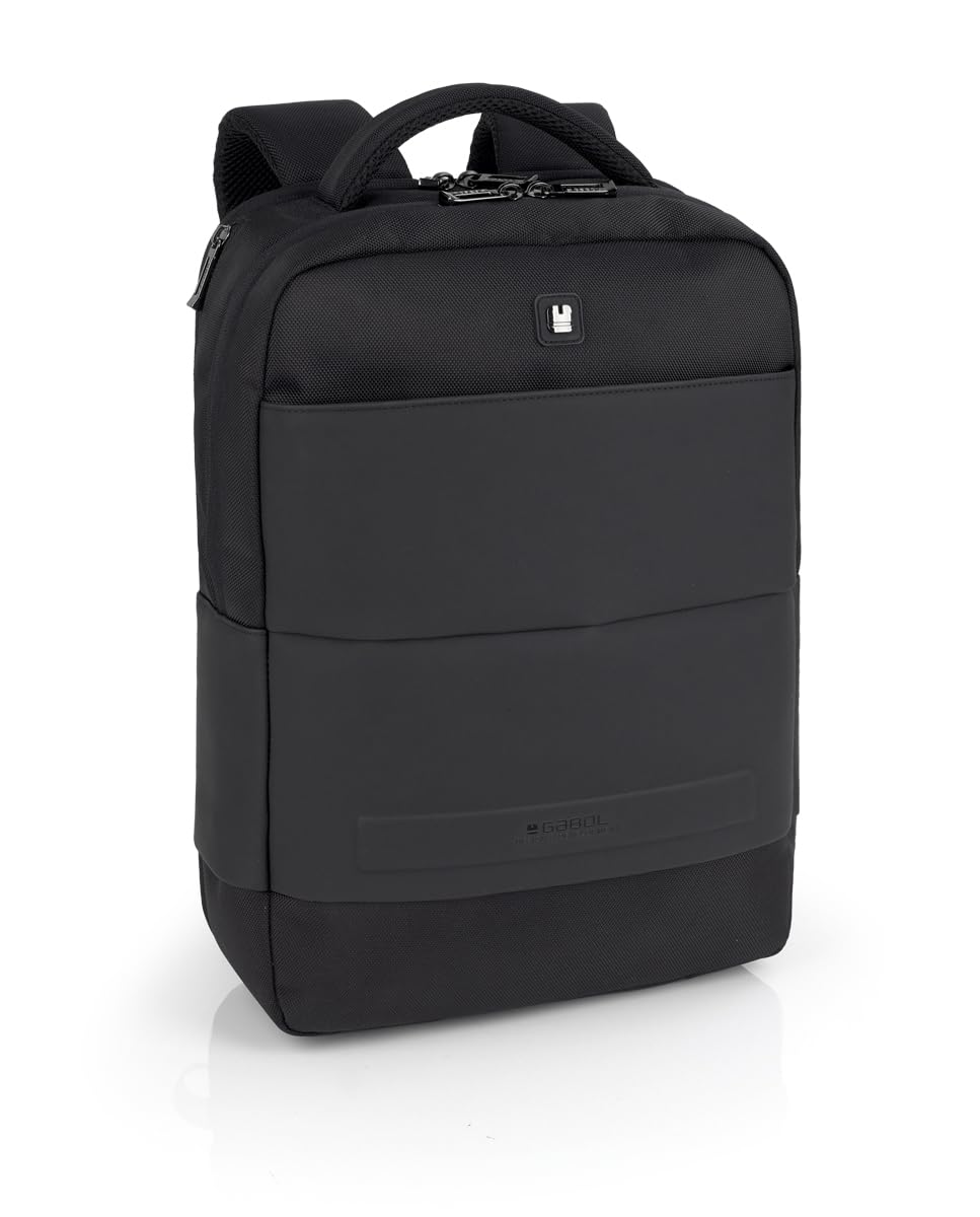 gabol-capital-mochila-para-port-til-15-6-negra-impermeable-poli-ster-y-piel-sint image 5