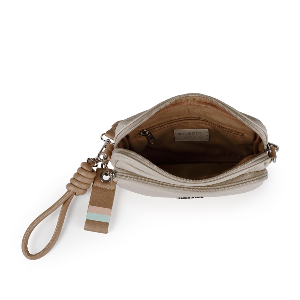 gabol-muriel-bolso-peque-o-de-piel-sint-tica-beige-ultrafino-20x12x3-cm image 4