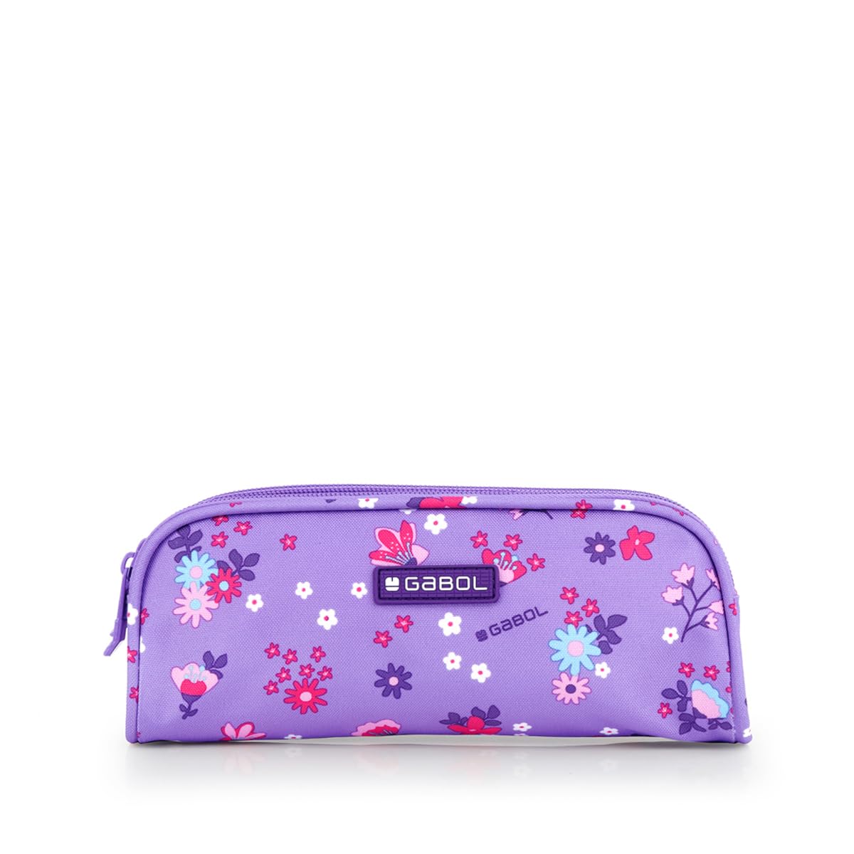 gabol-violet-estuche-doble-escolar-impermeable-sin-pvc-22x8x6-cm image 1