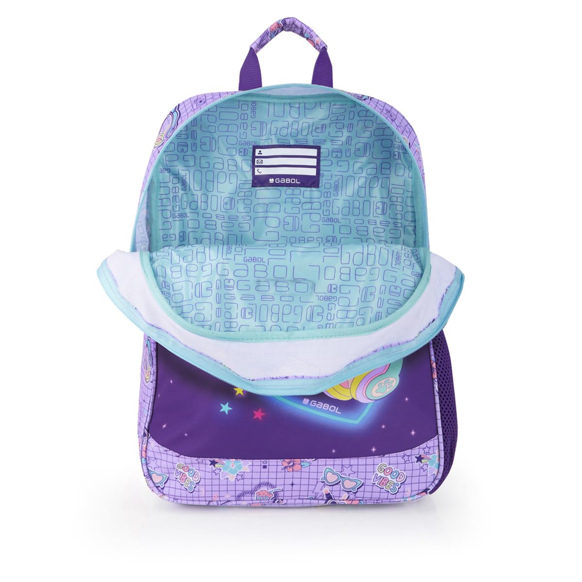 gabol-funny-mochila-escolar-adaptable-a-carro-30x40x12-cm-lila-espalda-termoform image 4