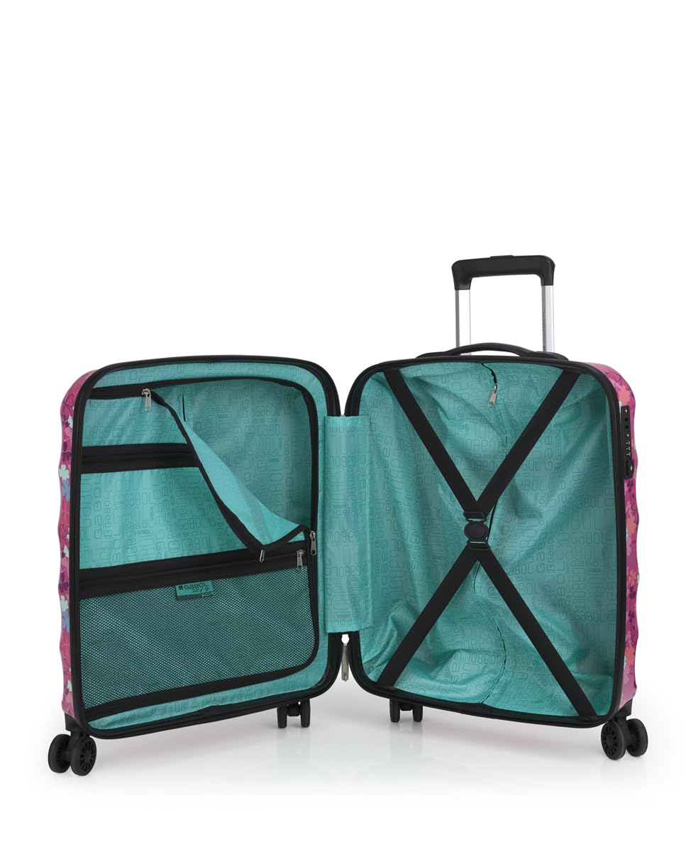 gabol-set-de-maleta-cabina-y-mediana-clover-2-piezas-r-gidas-abs-con-estampado-d image 4
