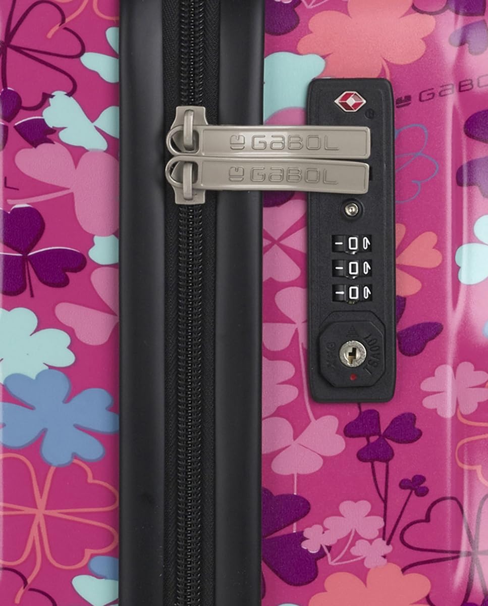 gabol-set-de-maleta-cabina-y-mediana-clover-2-piezas-r-gidas-abs-con-estampado-d image 6