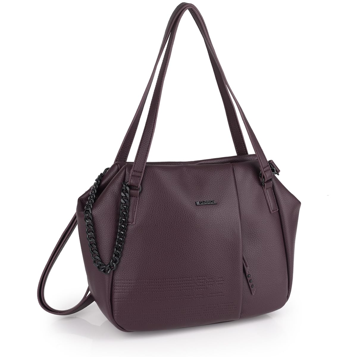 gabol-olivia-bolso-grande-de-piel-sint-tica-burdeos-43x29x12-cm image 5