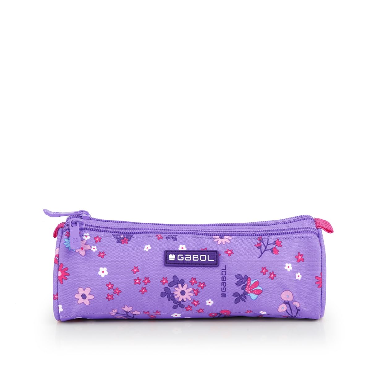 gabol-violet-estuche-triple-escolar-violeta-de-tres-compartimentos image 1