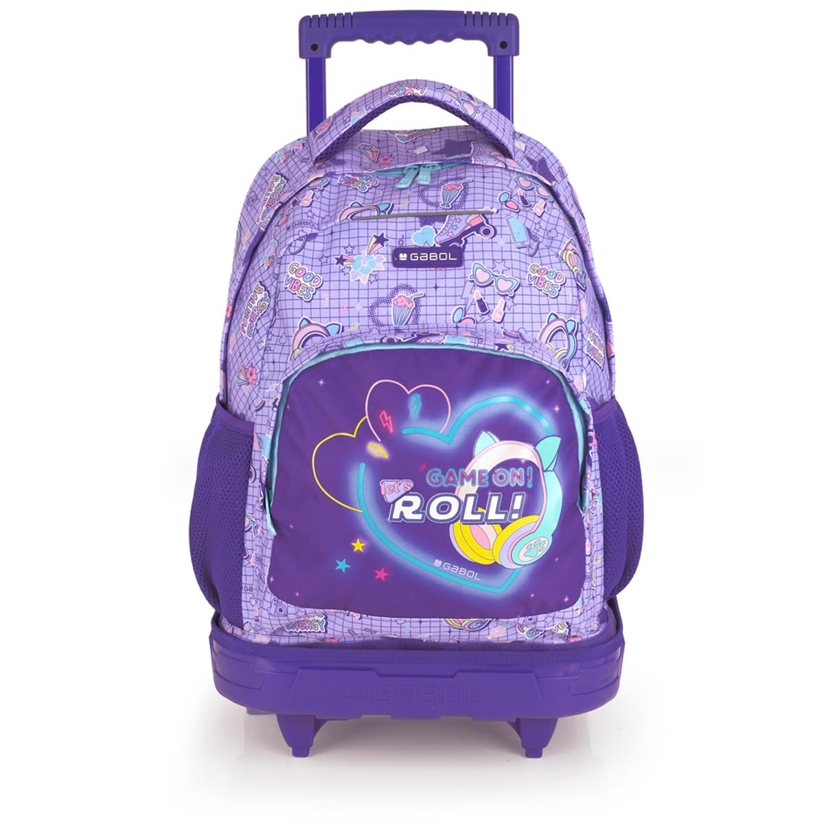 gabol-funny-mochila-escolar-con-ruedas-desmontable-34x46x20-cm-resistente-al-agu image 1