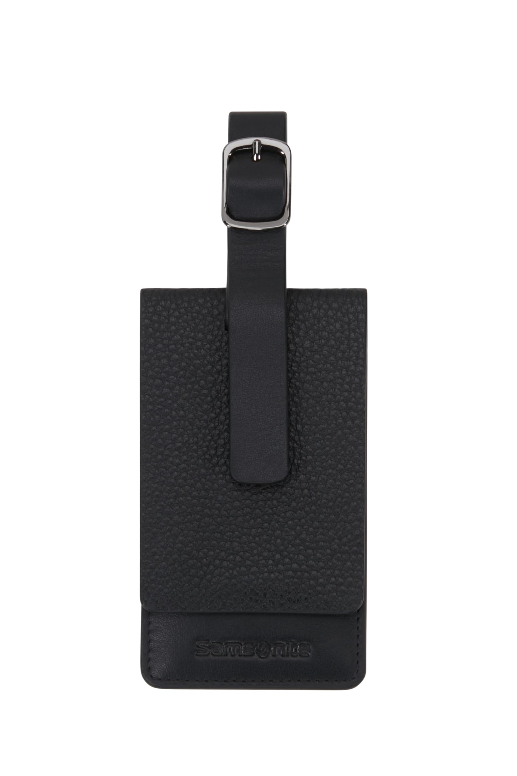 samsonite-ta-revolution-etiqueta-de-equipaje-de-cuero-negra-100-piel-de-vaca-ven image 2