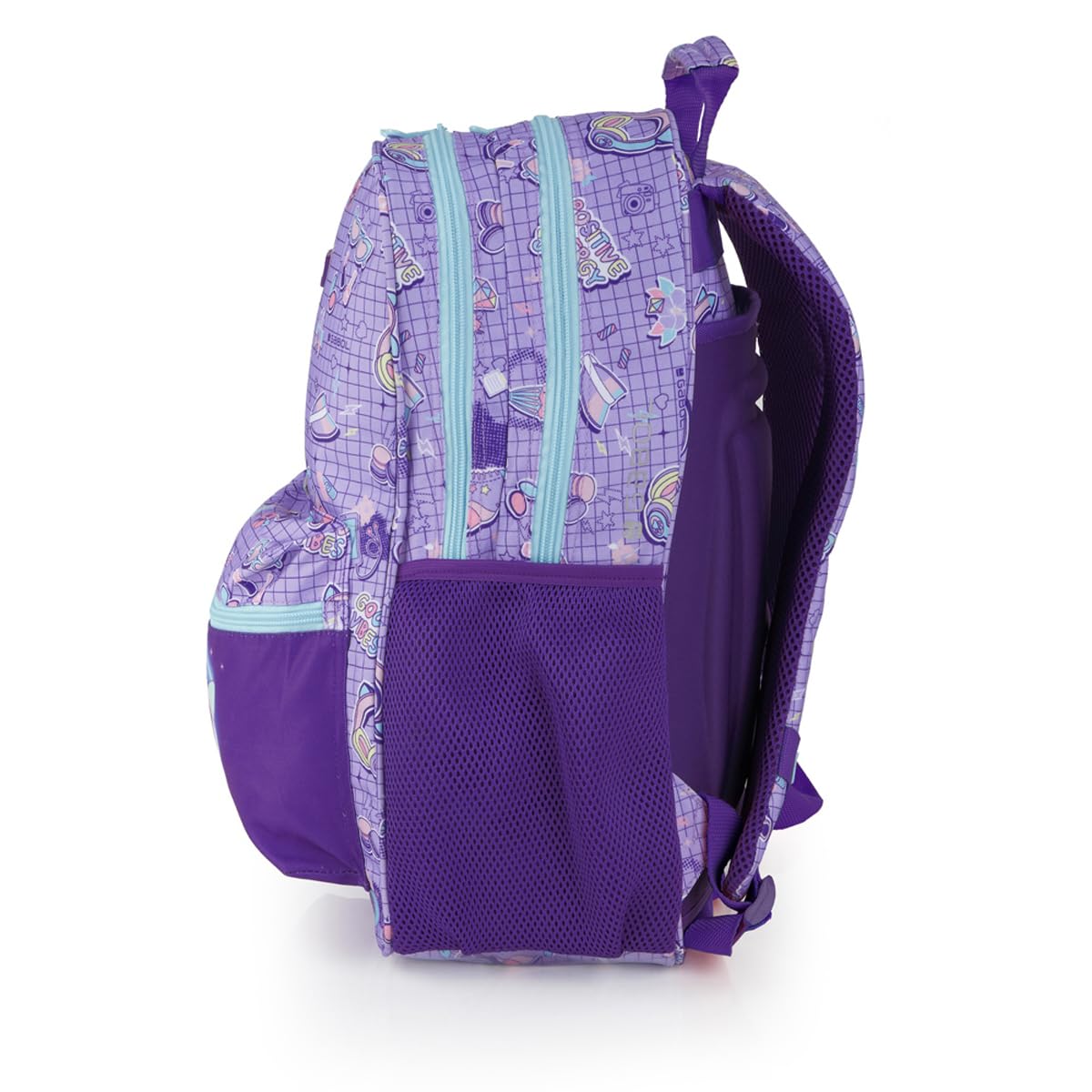 gabol-funny-mochila-escolar-adaptable-a-carro-32x44x15-cm-lila-2-compartimentos- image 2