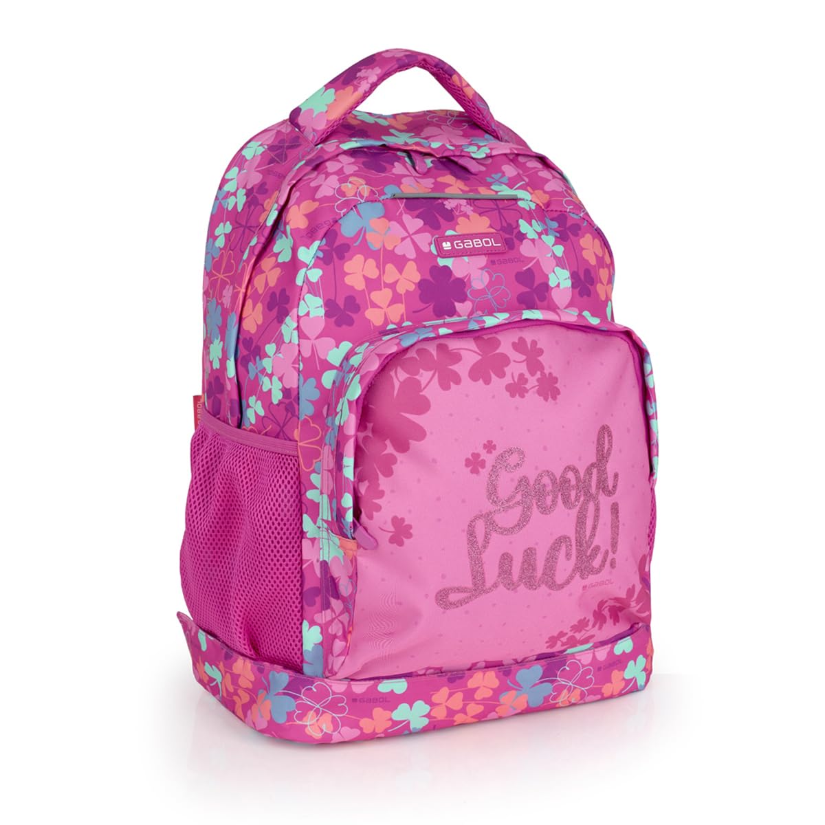 gabol-clover-mochila-escolar-con-ruedas-desmontable-34x46x20-cm-rosa-resistente- image 4