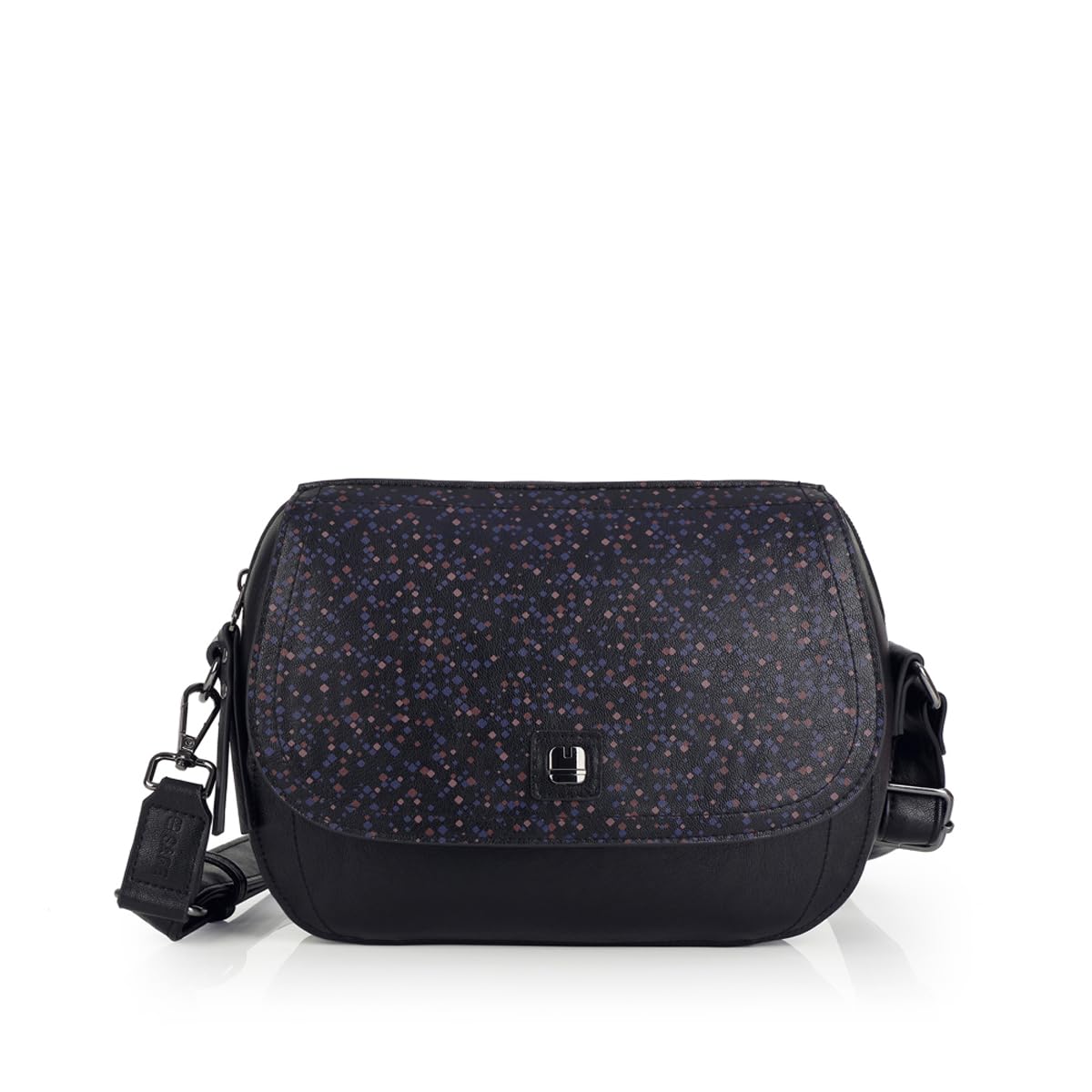 gabol-bolso-bandolera-anni-bolso-de-piel-sint-tica-negro-con-bandolera-antirrobo image 1