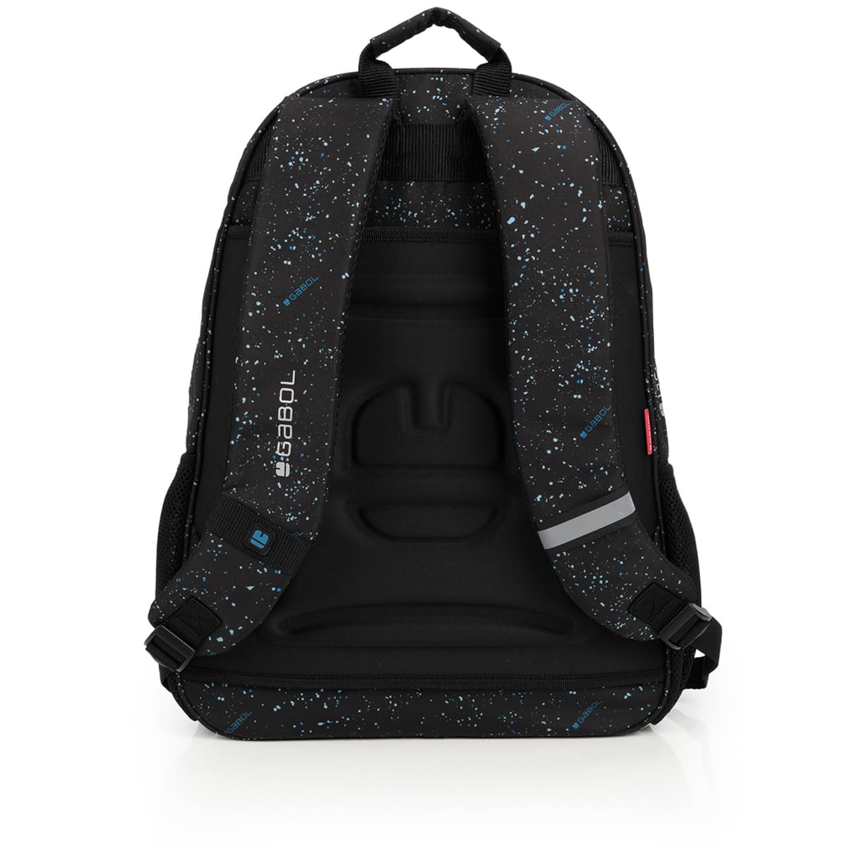 gabol-galaxy-mochila-escolar-adaptable-a-carro-34x46x20-cm-negro-2-compartimento image 2