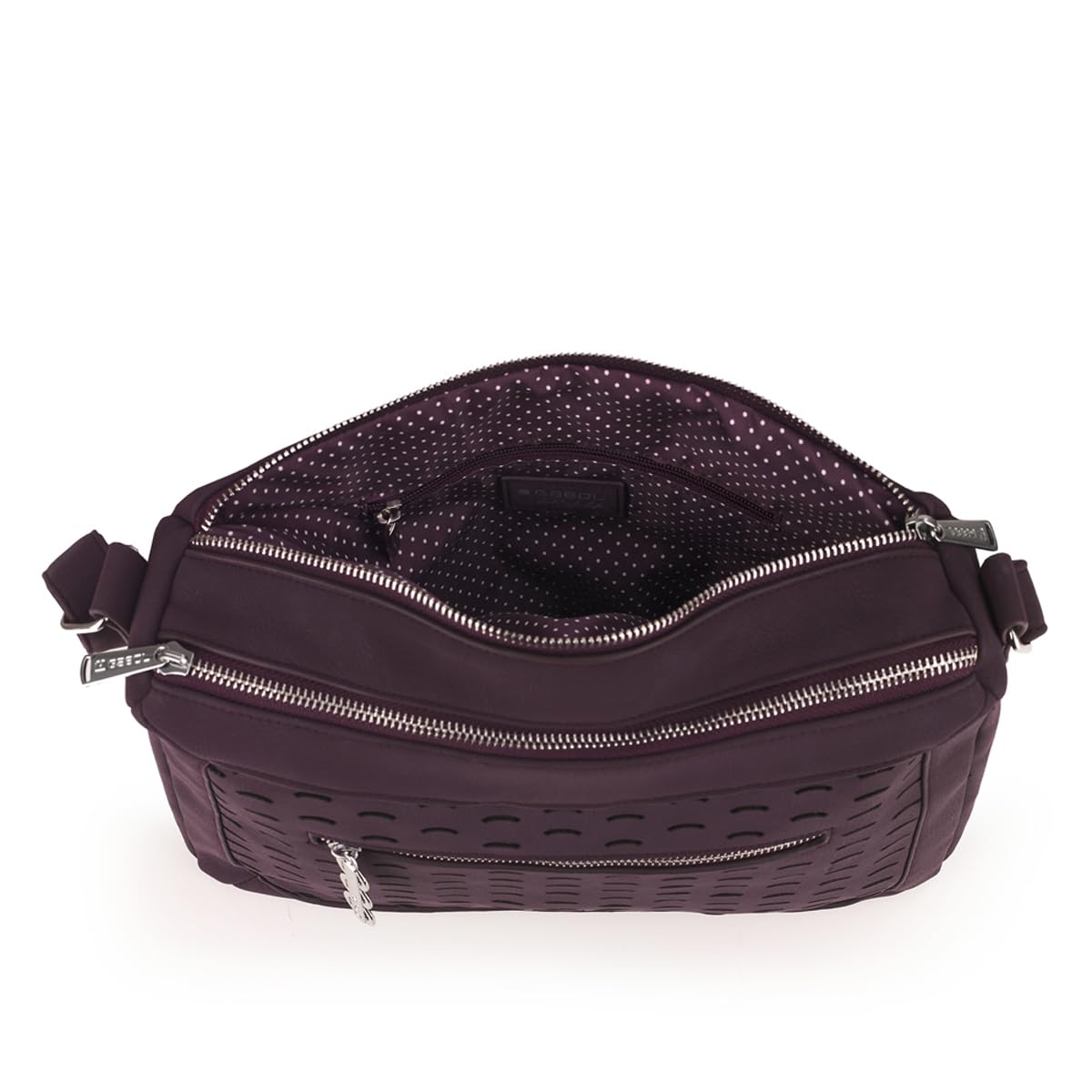 gabol-bolso-bandolera-tha-s-de-piel-sint-tica-con-2-compartimentos-burdeos-33x24 image 4