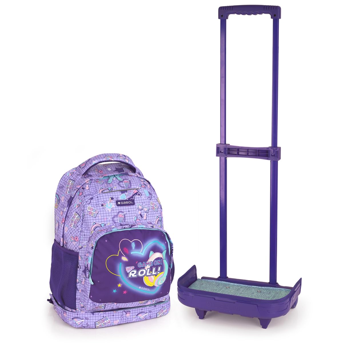 gabol-funny-mochila-escolar-con-ruedas-desmontable-34x46x20-cm-resistente-al-agu image 5