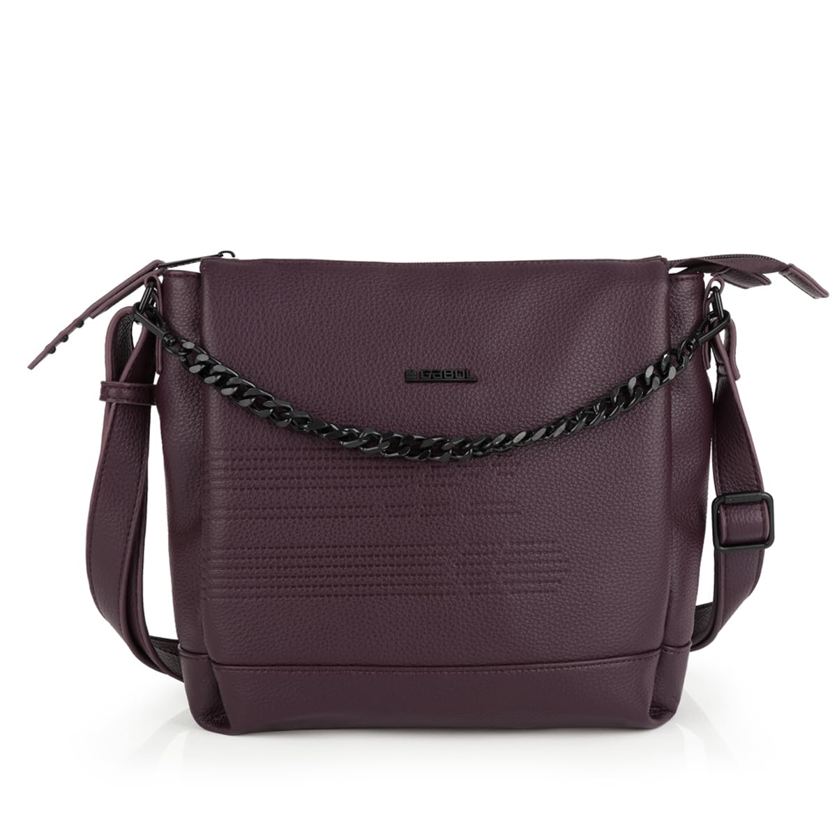 gabol-olivia-bolso-tres-compartimentos-satchel-28x25x7-cm-burdeos image 1