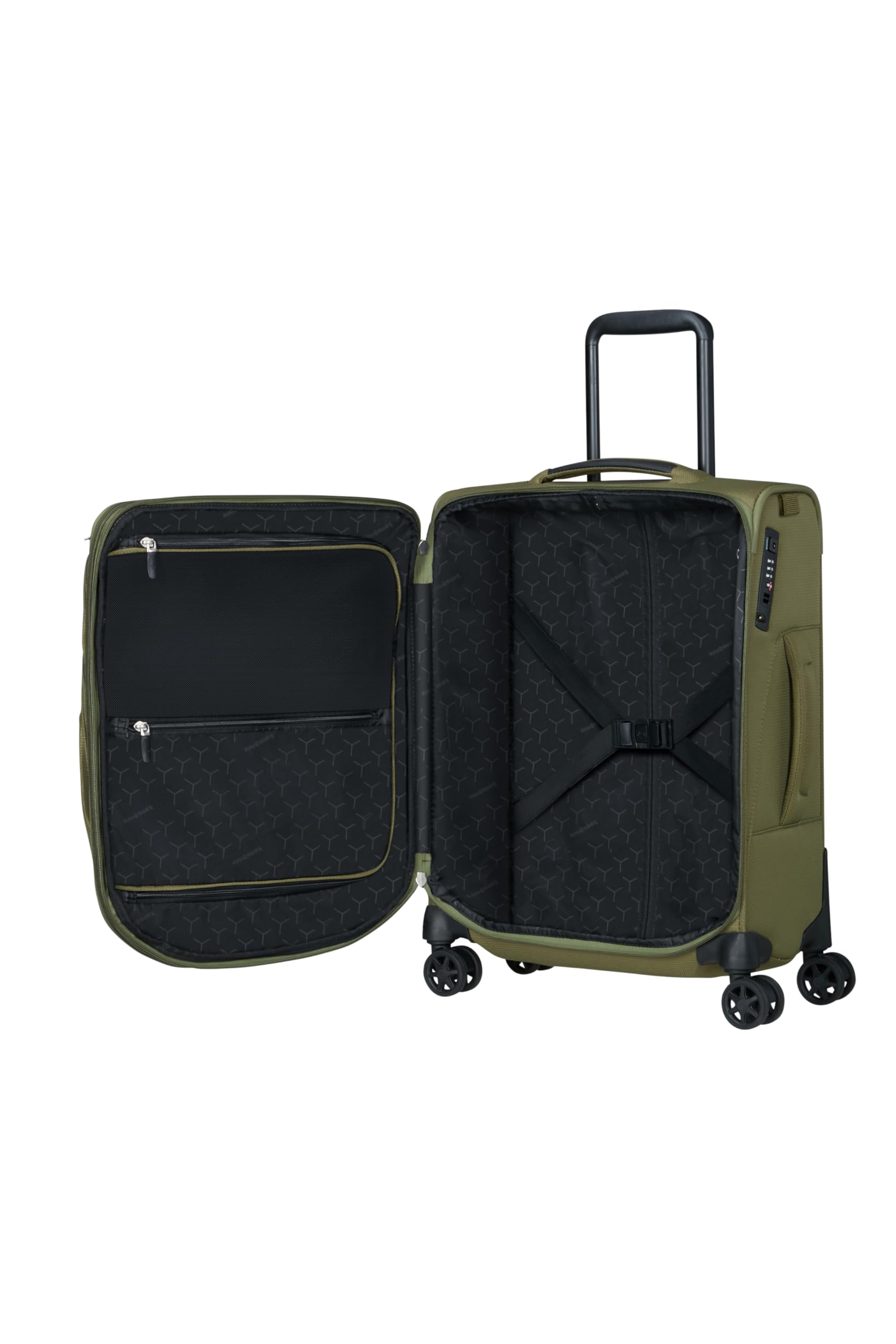 samsonite-spark-sng-eco-spinner-55-cm-maleta-de-cabina-expandible-48-55-l-verde- image 5