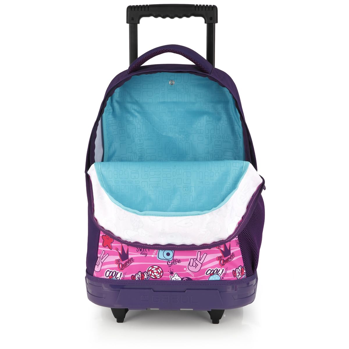 gabol-sticker-mochila-con-ruedas-escolar-resistente-al-agua-con-carro-integrado image 3