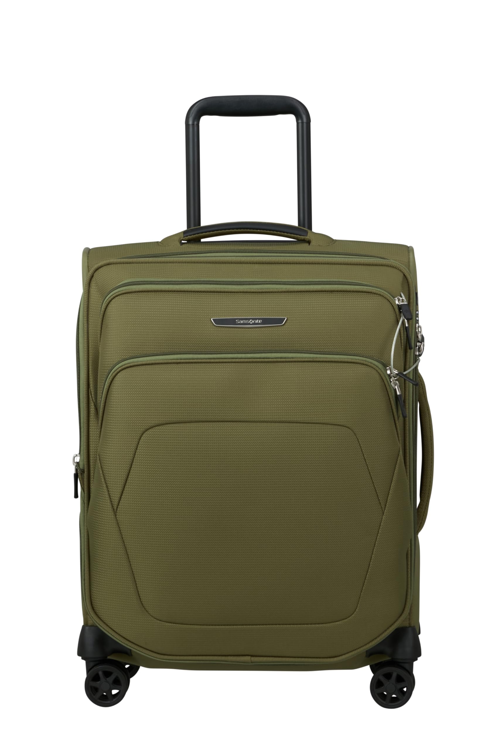 samsonite-spark-sng-eco-spinner-55-cm-maleta-de-cabina-expandible-48-55-l-verde- image 2