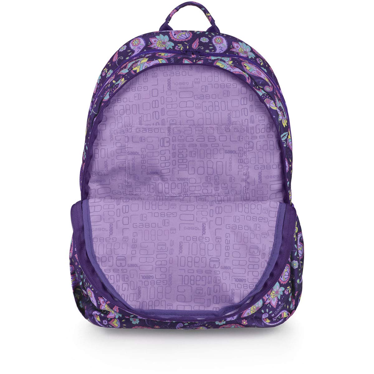 gabol-pranah-mochila-infantil-adaptable-a-carro-morada-espalda-termoformada image 4