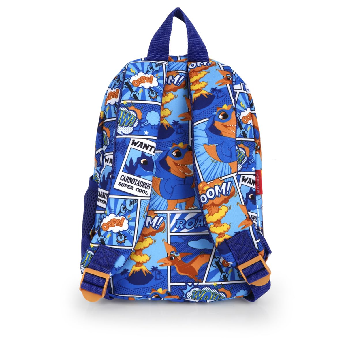gabol-dino-mochila-infantil-peque-a-22x30x16-cm-azul-con-dinosaurios-espalda-aco image 3