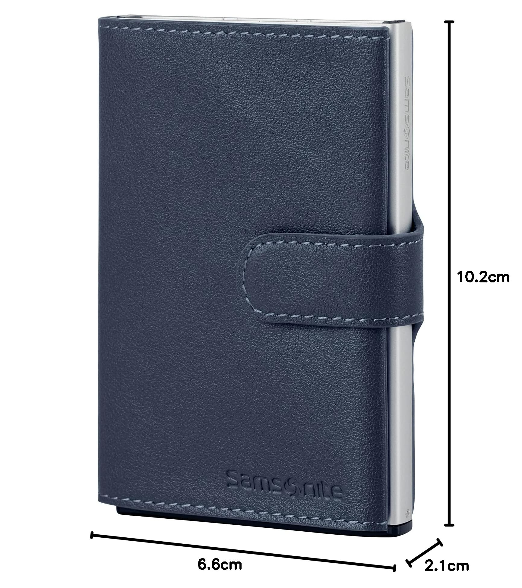 samsonite-alu-fit-slg-billetera-tarjetero-deslizante-de-aluminio-y-piel-con-prot image 6