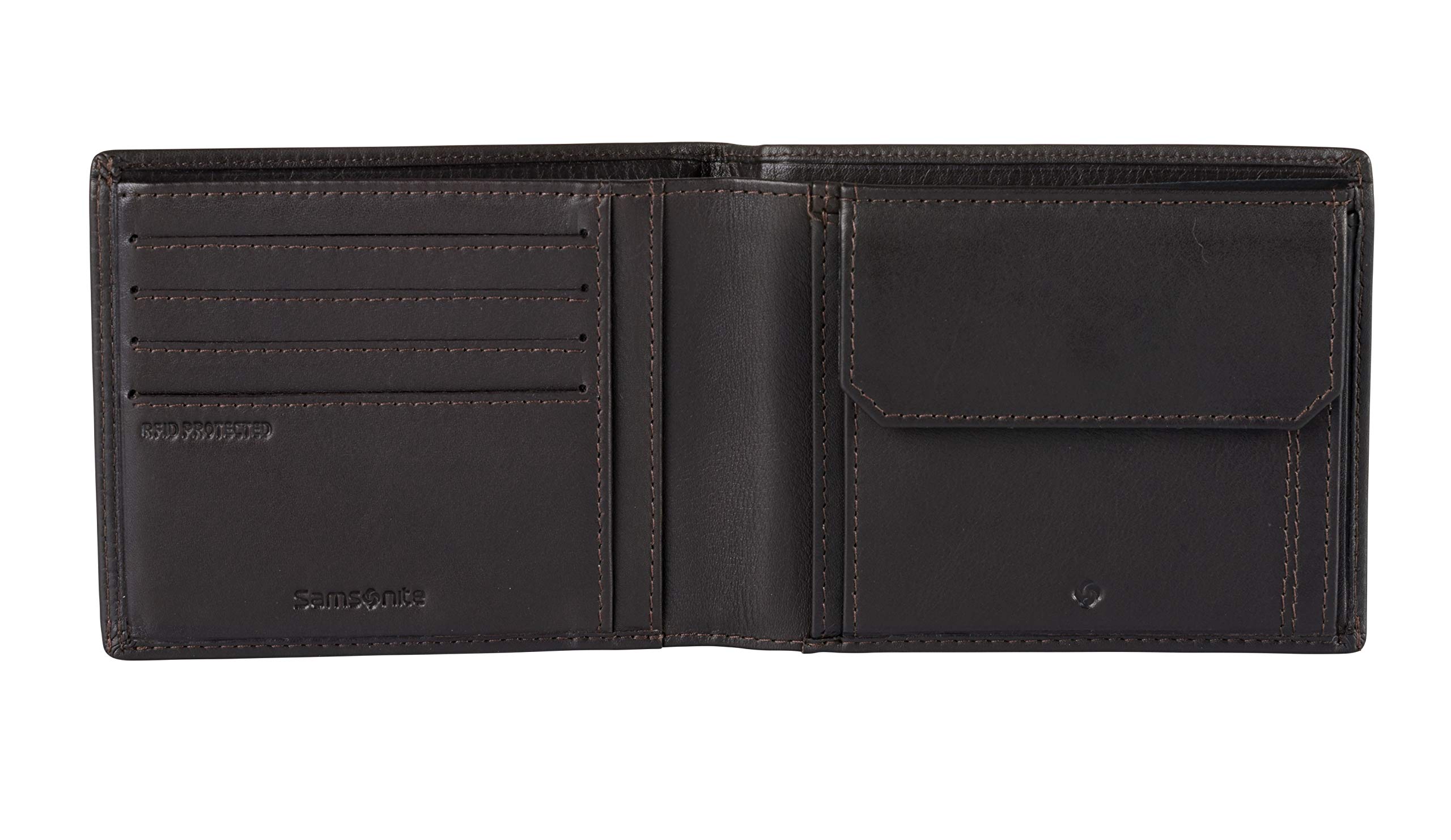 samsonite-attack-2-slg-billetera-de-piel-genuina-12-2-cm-marr-n-ebony-brown image 2
